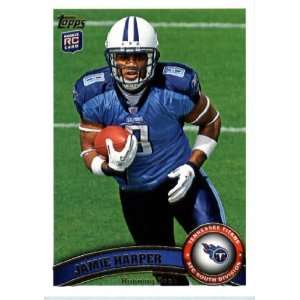  #382 Jamie Harper RC / (field in background)   Tennessee Titans (RC 