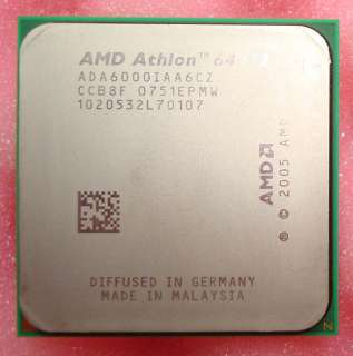   X2 ADA6000IAA6CZ 6000+ Socket AM2 CPU Processor   Windsor Core  