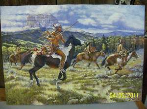 NATIVE AMERICAN PAINTING INDIAN HORSE GICLEE PRINTS  