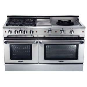   60 In. Stainless Steel Freestanding Gas Range   GSCR604QGN Appliances