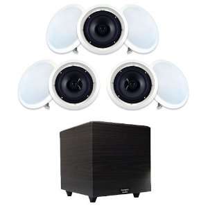  Acoustic Audio SP8C Home Surround Sound System w/7 8 