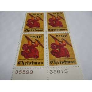  Christmas Angel Plate block #1550 