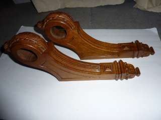 VICTORIAN CORBELS / BRACKETS carved wood antique vintage  