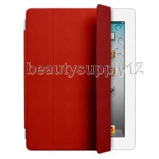 Apple iPad 2 Smart Covers Slim Magnetic PU Leather Case Stand Wake Up 