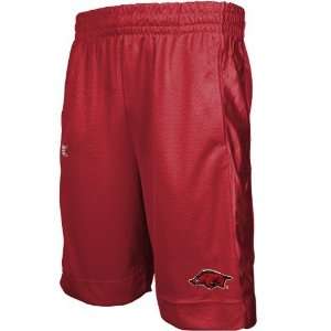  Arkansas Razorbacks Cardinal Campus Yard Mesh Shorts 