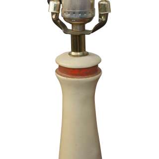 Vintage Florence Art Ceramic Table Lamp  