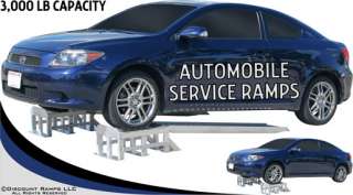XL ALUMINUM CAR AUTO SERVICE RAMPS STANDS LOW CLEARANCE  