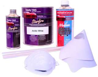 Arctic White Urethane Acrylic Auto Paint Kit  