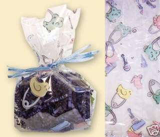 CLOSEOUT CELLO BAGS 25 Baby Pins Shower**** Great Price, Stock Up 