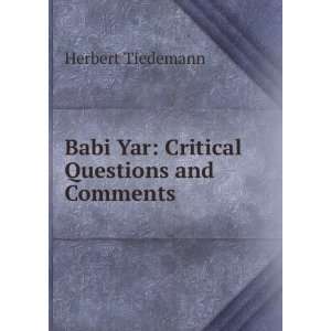  Babi Yar Critical Questions and Comments Herbert 