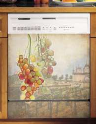 Appliance Art Tuscan Grapes Magnetic Dishwasher Cover  