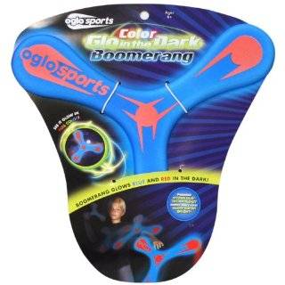 Oglo Sports Glow in the Dark Boomerang   Blue/red