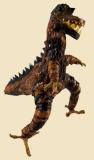 Handmade African Banana Fiber Roaring Dragon/Dinosaur  