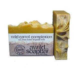 Wild Soap Bar~WILD CARROT Complexion Soap~Olive Oil 859415000446 