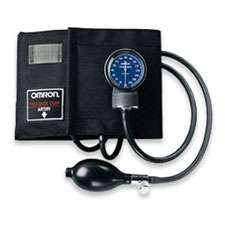 No stop pin, 300 mmHg manometer gauge and a deluxe air release valve 
