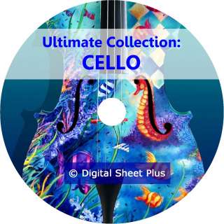 CELLO Sheet Music Ultimate Collection on 2 DVDs pdf  