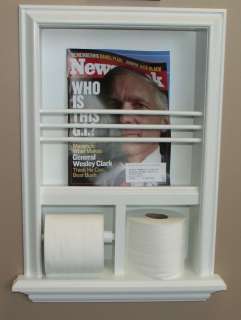 Recessed In the wall Bathroom Magazine Rack MR 17  