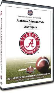 PREORDER FEB 21 2012 BCS CHAMPIONSHIP COMPLETE GAME New DVD Alabama 