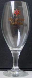 WURZBURGER HOFBRAU CHALICE BEER GLASS Collectible  