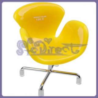 Yellow Detachable Dollhouse Low back Chair Office Room  