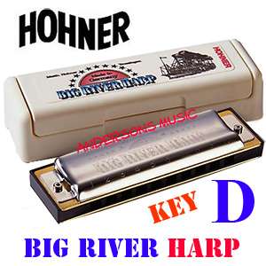 Big River Harp Hohner Harmonica Key of D (free mini)  