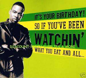 Chris Rock Green Birthday Greeting Sound Card #4  