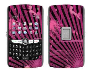   Pink Skin Vinyl Decal Wrap for BlackBerry World 8800 cell phone  
