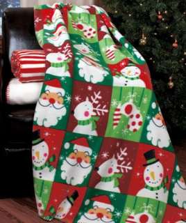   Holiday Season Christmas Fleece Blanket 50x60 Blankets Throws  