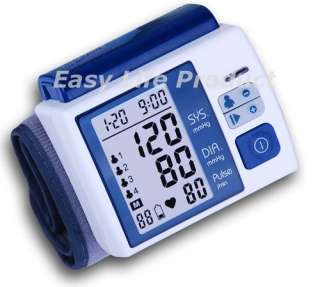 Wrist Blood Pressure Monitor Meter Sphygmomanometer a1  