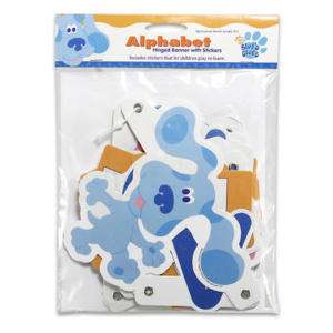 Blues Clues Alphabet Hinged Banner with Stickers  8 ft  