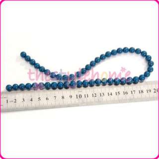 FREE S&H Natural Blue Coral Gemstone Loose Beads 8mm  