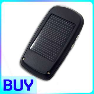 Solar Powered Bluetooth Car Kit FM transmitter&TF slot  