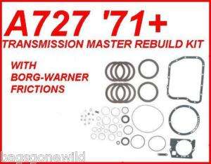   1971+ TRANSMISSION MASTER REBUILD KIT W/ BORG WARNER FRICTIONS  