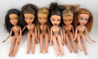   Lot of 13 Bratz Dolls Including Bratz Babyz and Styling Head  