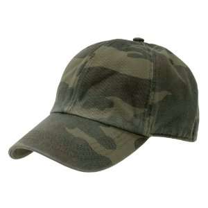   Adjustable Unstructured Low Profile Baseball Cap Hat Woodland Camo