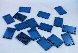 Lot of blue Lego Base Plates pieces parts bricks 6 1742  