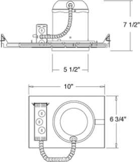 Elco R5H 5 120V Universal Steel Recess Housing NEW  