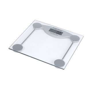  Bathroom Scale with Tempered Glass Platform