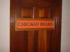 LARGE LETTERED PANORAMIC FRAME NFL CHICAGO BEARS MAN CAVE BAR DISPLAY 
