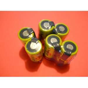   Sub C 2200mAh NiCd Rechargeable Battery w/ Tabs 1.2V Electronics