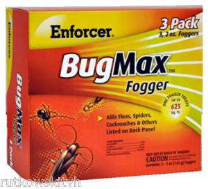 Enforcer 3 Pack 4 Hour Indoor Insect/Bug Fogger 021709013818  