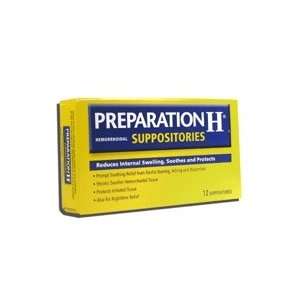 Preparation H Suppositories Size 12