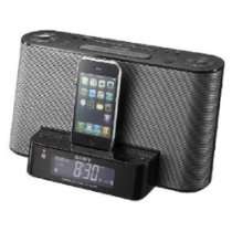 Sony ICFCS10iP Speaker Dock with Alarm Clock and Radio for iPod/iPhone 
