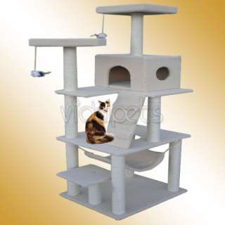 72 Cat Tree Condo Furniture 116 Scratch Post Pet House  