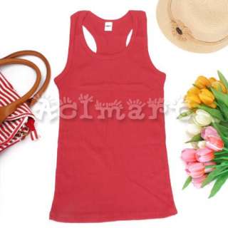 Sexy Lady/Girl Racer Back Tank Top Vests Camis T shirts  