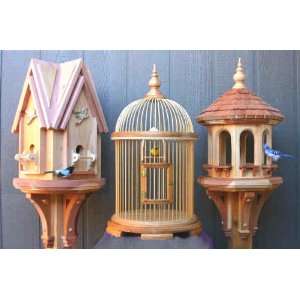  Bird House, Cage and Feeder Woodworking Plans