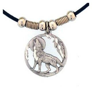 Earth Spirit Necklace   Howling Wolf   Earth Spirit Necklace