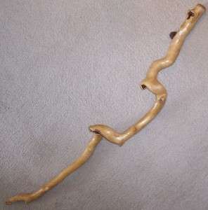 Unique Handmade Antique Crooked Wood Cane Walking Stick  