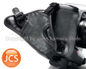 Tri Leather Camera Hand Strap for Canon Rebel XT XSi XS  