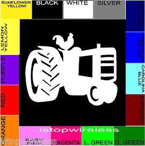 VINYL DECAL STICKER VEHICLE LAPTOP PICK SIZE AND COLOR FARMER TRACTOR 